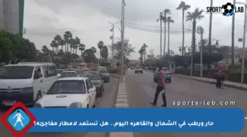 حار ورطب في الشمال والقاهرة اليوم.. هل تستعد لأمطار مفاجئة؟